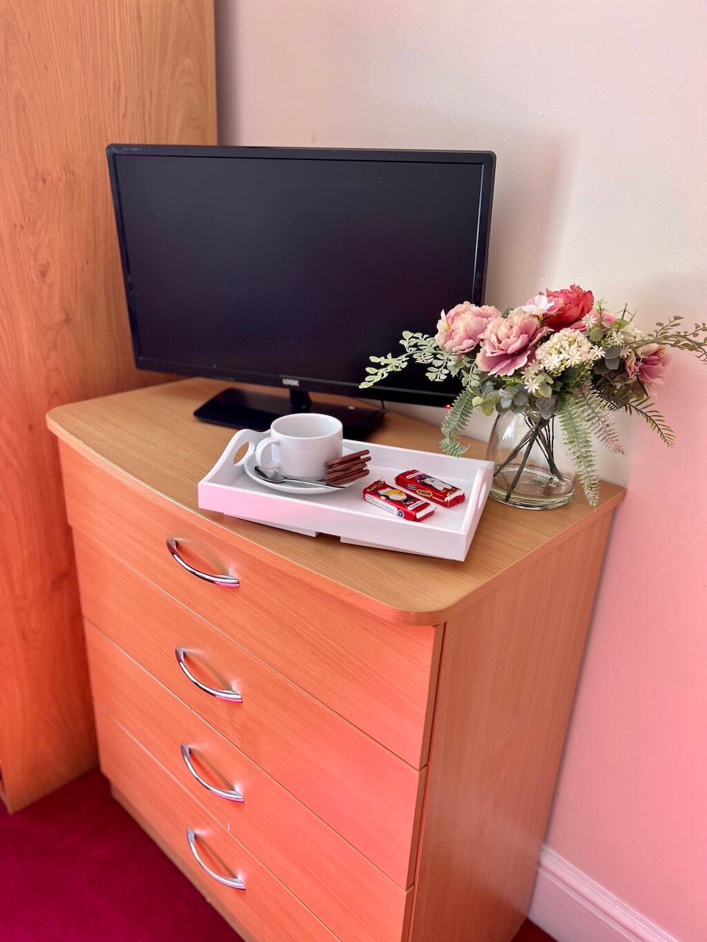 Bedroom drinks tray